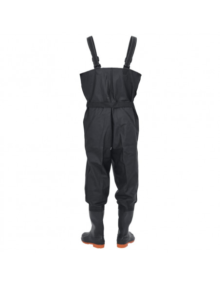 Wader con Stivali e Cintura Nero Taglia 40