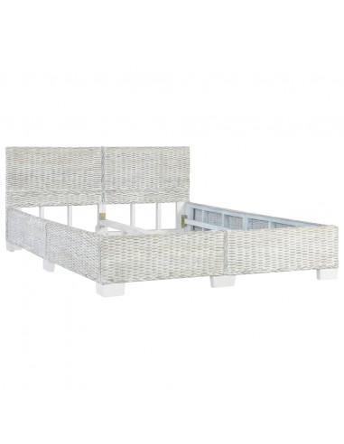 Giroletto Grigio in Rattan Naturale 140x200 cm