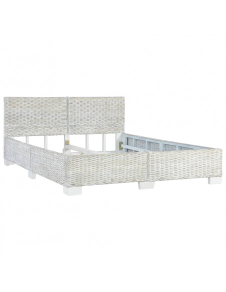 Giroletto Grigio in Rattan Naturale 140x200 cm