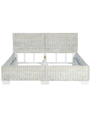 Giroletto Grigio in Rattan Naturale 140x200 cm