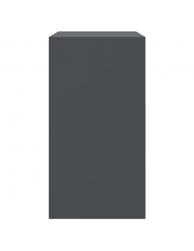 Credenza Antracite 67x39x73 cm in Acciaio