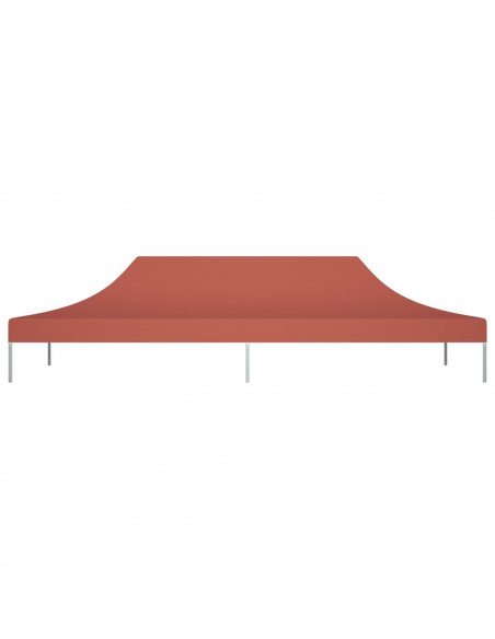 Tetto per Tendone per Feste 6x3 m Terracotta 270 g/m²