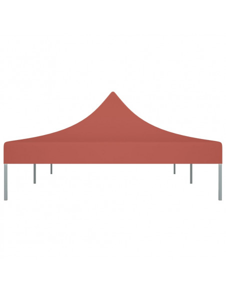 Tetto per Tendone per Feste 6x3 m Terracotta 270 g/m²