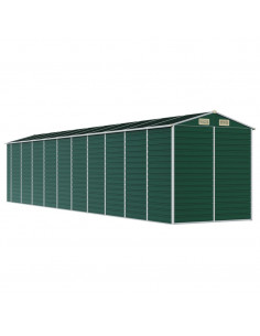 Capanno da Giardino Verde 191x895x198 cm in Acciaio Zincato 2