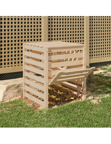 Compostiera 63,5x63,5x77,5 cm in Legno Massello di Pino