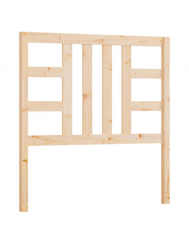 Testiera per Letto 106x4x100 cm in Legno Massello di Pino