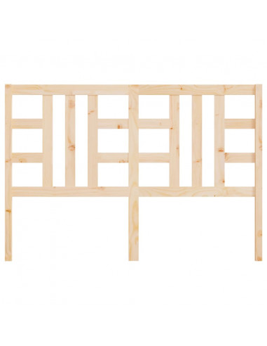 Testiera per Letto 141x4x100 cm in Legno Massello di Pino