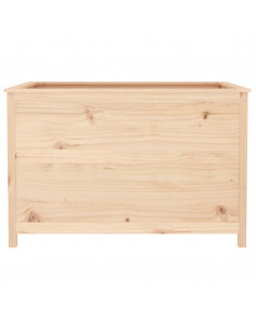 Fioriera Rialzata Giardino 119,5x82,5x78cm Legno Massello Pino