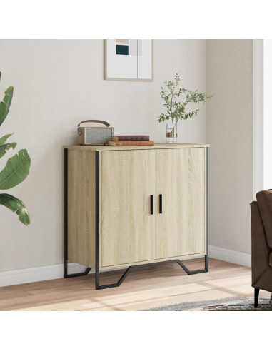 Credenza Rovere Sonoma 78x35,5x74,5 cm in Legno Multistrato