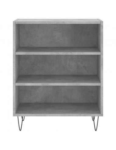 Credenza Grigio Cemento 57x35x70 cm in Legno Multistrato