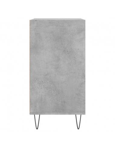 Credenza Grigio Cemento 57x35x70 cm in Legno Multistrato