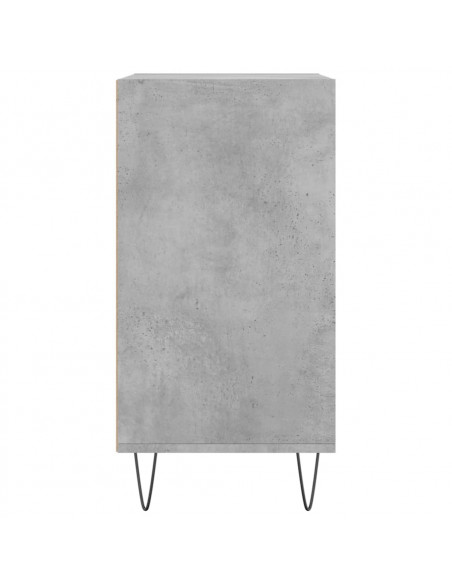 Credenza Grigio Cemento 57x35x70 cm in Legno Multistrato