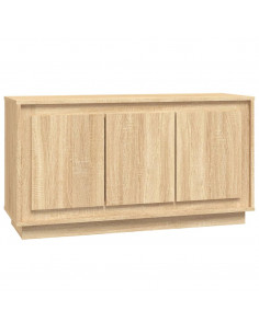 Credenza Rovere Sonoma 102x35x55 cm in Legno Multistrato 2