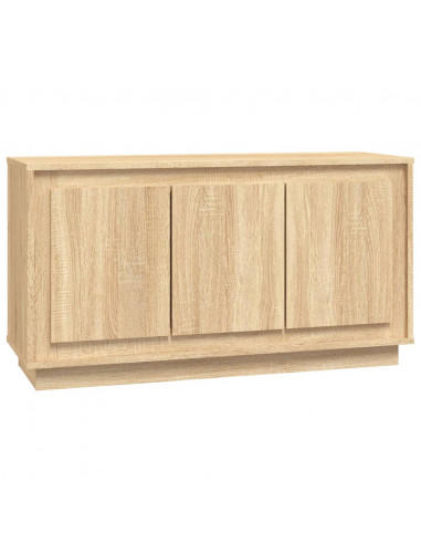 Credenza Rovere Sonoma 102x35x55 cm in Legno Multistrato