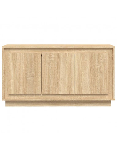 Credenza Rovere Sonoma 102x35x55 cm in Legno Multistrato