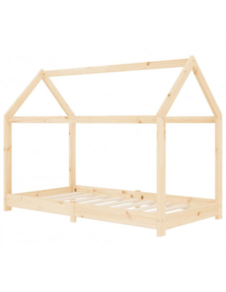 Giroletto per Bambini in Legno Massello di Pino 80x160 cm