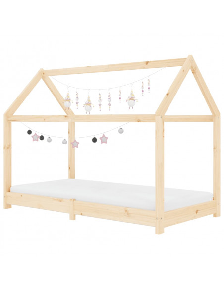 Giroletto per Bambini in Legno Massello di Pino 80x160 cm