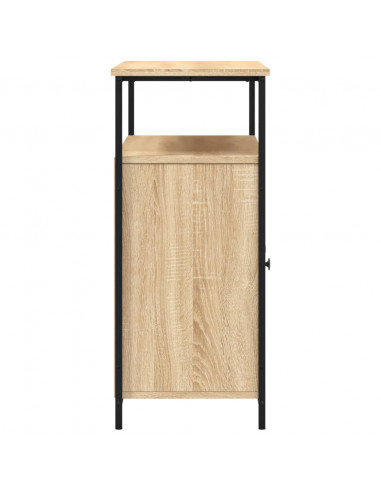 Credenza Rovere Sonoma 100x35x80 cm in Legno Multistrato