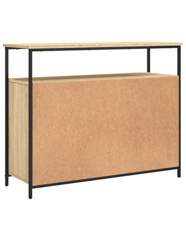 Credenza Rovere Sonoma 100x35x80 cm in Legno Multistrato