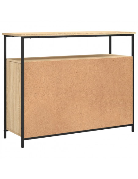 Credenza Rovere Sonoma 100x35x80 cm in Legno Multistrato