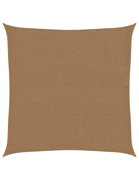 Vela Parasole 160 g/m² Grigio Talpa 3x3 m in HDPE