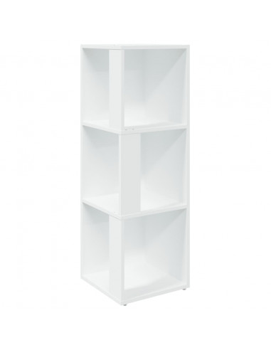 Armadio Angolare Bianco 33x33x100 cm in Truciolato