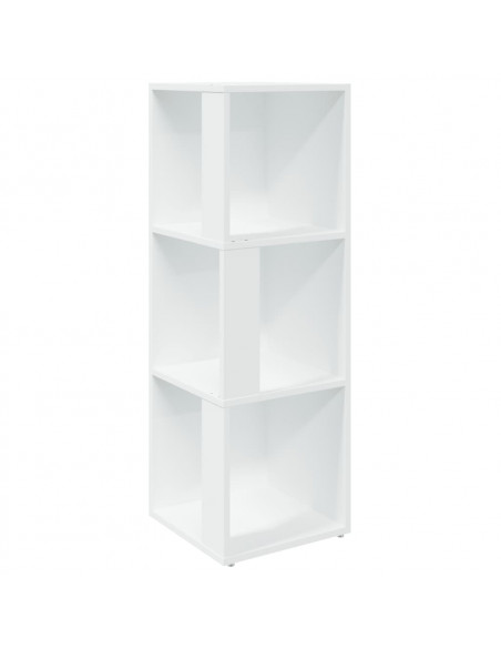 Armadio Angolare Bianco 33x33x100 cm in Truciolato