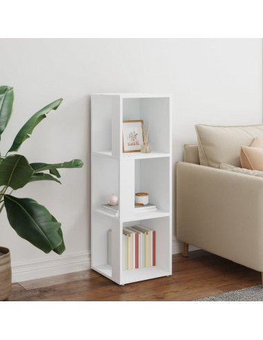 Armadio Angolare Bianco 33x33x100 cm in Truciolato