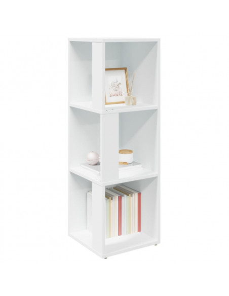 Armadio Angolare Bianco 33x33x100 cm in Truciolato