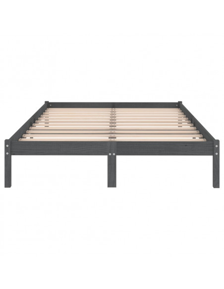 Giroletto Grigio in Legno Massello 150x200 cm King Size