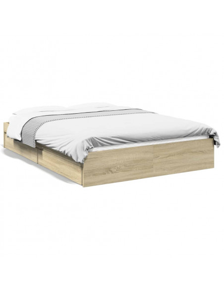 Giroletto Cassetti Rovere Sonoma 120x190 cm Legno Multistrato