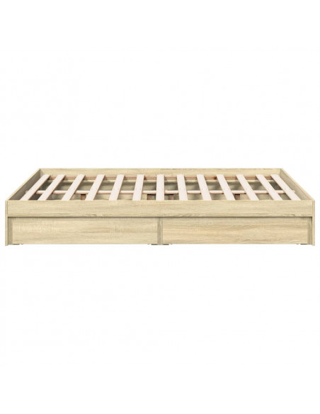 Giroletto Cassetti Rovere Sonoma 120x190 cm Legno Multistrato