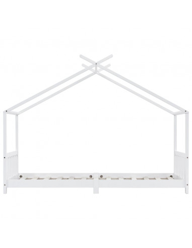 Giroletto per Bambini Bianco in Massello di Pino 90x200 cm