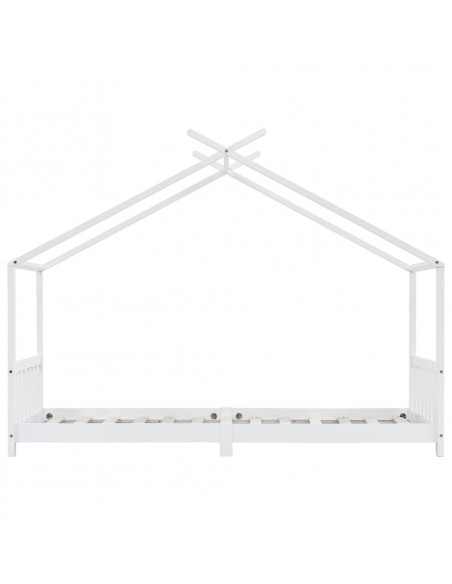Giroletto per Bambini Bianco in Massello di Pino 90x200 cm