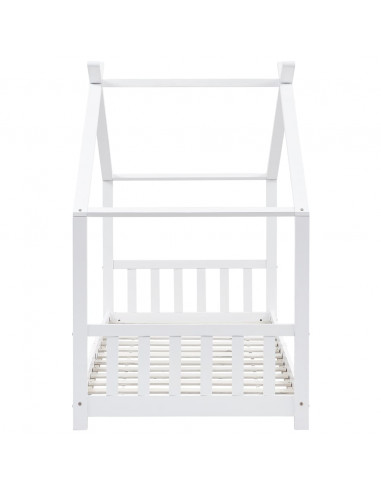 Giroletto per Bambini Bianco in Massello di Pino 90x200 cm