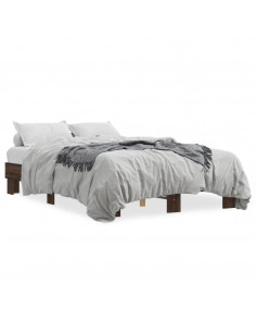 Giroletto Rovere Marrone 120x190cm in Legno Multistrato Metallo 2