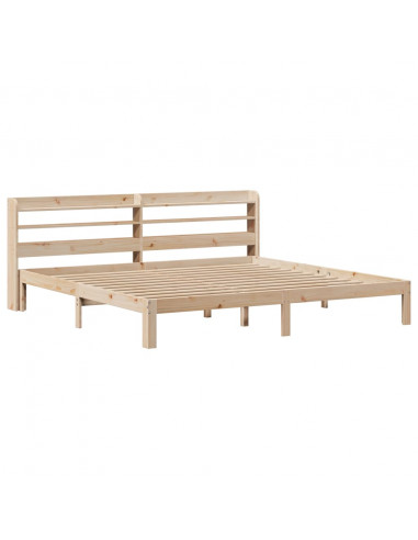 Giroletto con Testiera 180x200 cm Massello Pino