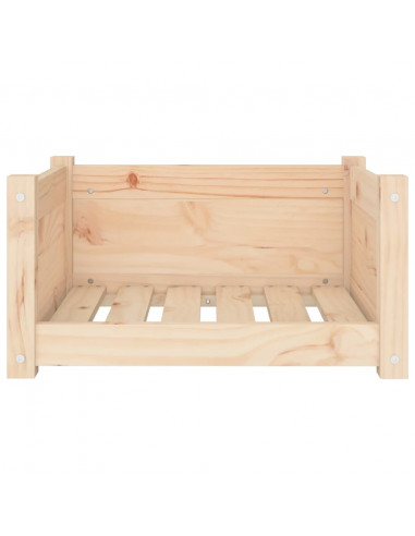 Cuccia per Cani 55,5x45,5x28 cm in Legno Massello di Pino