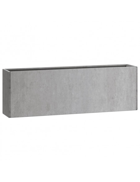 Fioriere da Parete 2 pz Ruggine in Acciaio Corten 53x10x17 cm