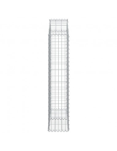 Cesto Gabbione ad Arco 100x30x140/160 cm Ferro Zincato