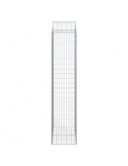 Cesto Gabbione ad Arco 100x50x220/240 cm Ferro Zincato