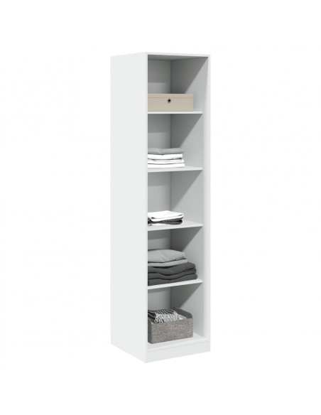 Armadio Bianco 50x50x200 cm in Legno Multistrato