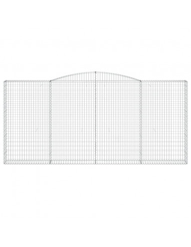 Cesto Gabbione ad Arco 400x30x180/200 cm Ferro Zincato