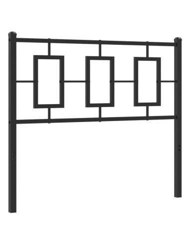 Testiera in Metallo Nero 100 cm