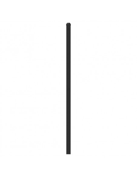 Testiera in Metallo Nero 100 cm