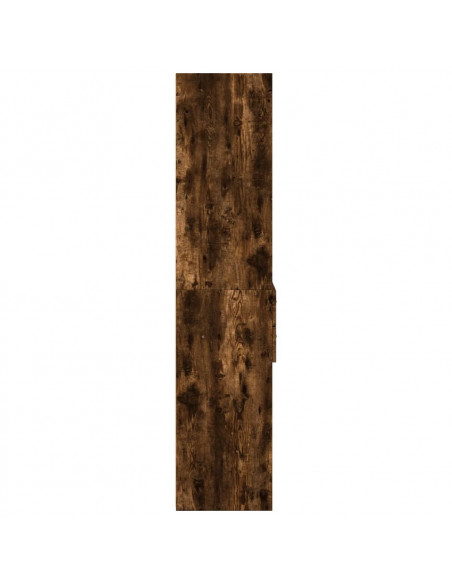 Credenza Rovere Fumo 50x42,5x185 cm in Legno Multistrato
