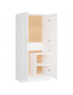 Armadio Bianco 82,5x51,5x180 cm in Legno Multistrato 2