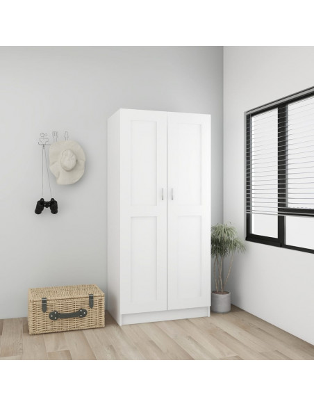 Armadio Bianco 82,5x51,5x180 cm in Legno Multistrato