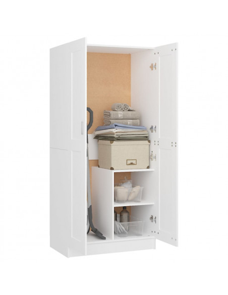 Armadio Bianco 82,5x51,5x180 cm in Legno Multistrato