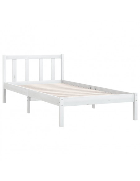 Giroletto Bianco in Legno Massello di Pino 100x200 cm
